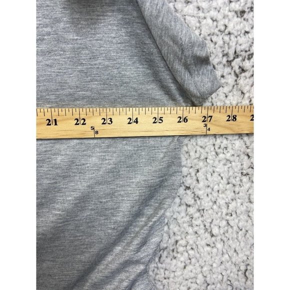 Gray active T- Shirt Go Dry short sleeve round neck elastic sides size 2XL - Picture 3 of 7